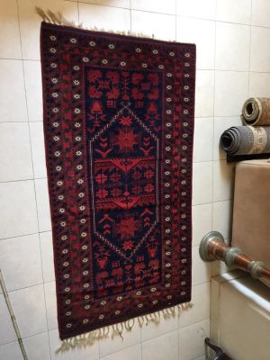 שטיח דק טורקי עבודת יד מידות: 1.06X1.97 מטר