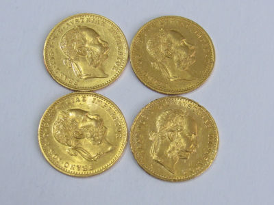 4 מטבעות זהב סהכ 13.96 גרם