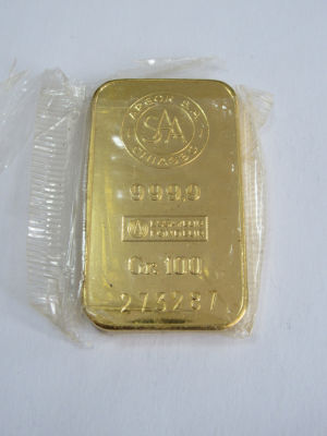 מטיל זהב טהור 100 גרם