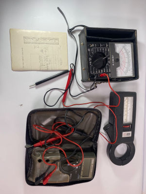 לוט 3 מכשירים ישנים לבדיקות חשמל שונות - נראים במצב עבודה