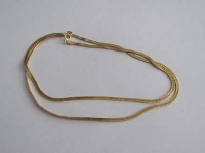 שרשרת זהב 14K צהוב אורך 51 ס''מ משקל 6.4 גרם