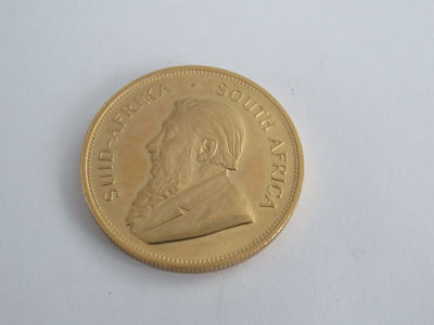 מטבע זהב קרוגרנד 32 מ"מ קוטר ( אין דיוק במידות ומשקל בעשיריות מ"מ ועשיריות גרם )