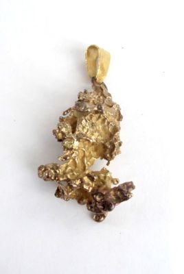 תליון זהב 14 קרט אורך 5 ס"מ