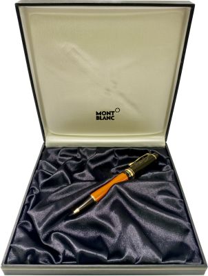 MONTBLANC עט כדורי Montblanc ERNEST HEMINGWAY Ballpoint Pen חתום במצב טוב מאוד - הקופסה של MONT 