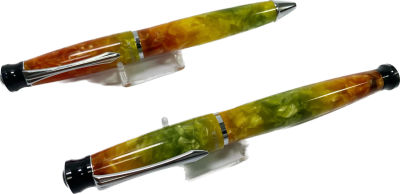 סט עטים של חברת libelle מעוצבים בצבעים ייחודיים כדורי עובד ועט נובע לא נטבל בדיו מידת הציפורן m 