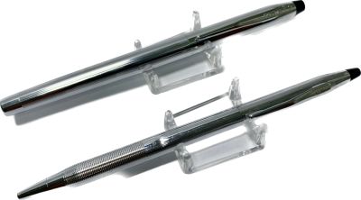 לוט 2 עטים כדוריים Ballpoint של חברת cross אותו עיצוב לאחד חסר מילוי שניהם באורך 14 ס׳׳מ