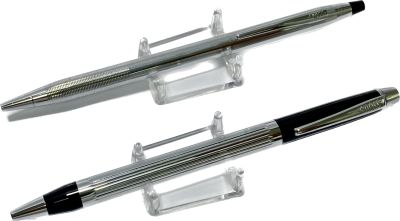 לוט 2 עטים כדוריים Ballpoint של חברת cross אותו עיצוב שניהם באורך 13.5 ס׳׳מ