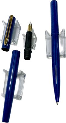 סט עטים של חברת waterman צרפת במצב חדש אחד כדורי והשני נובע ציפורן מידה m לא נטבל בדיו אורך 14 