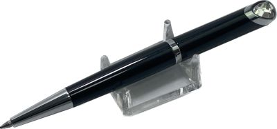 עט כדוריBallpoint חברת SWAROVSKI עם אבן סברובסקי בקצה במצב עבודה ומצב העט הכללי טוב מאוד אורך 
