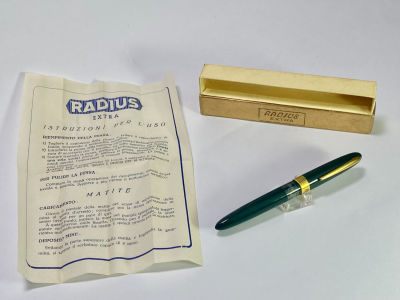 עט נובע RADIUS EXTRA בקופסא מקורית לא נטבל בדיו במצב כחדש