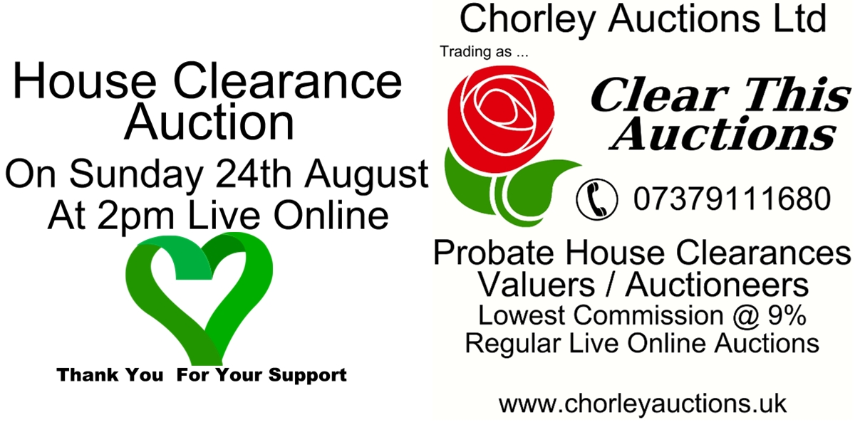 Clear This Auctions | Auction 10 | Auction of House Clearance Goods.