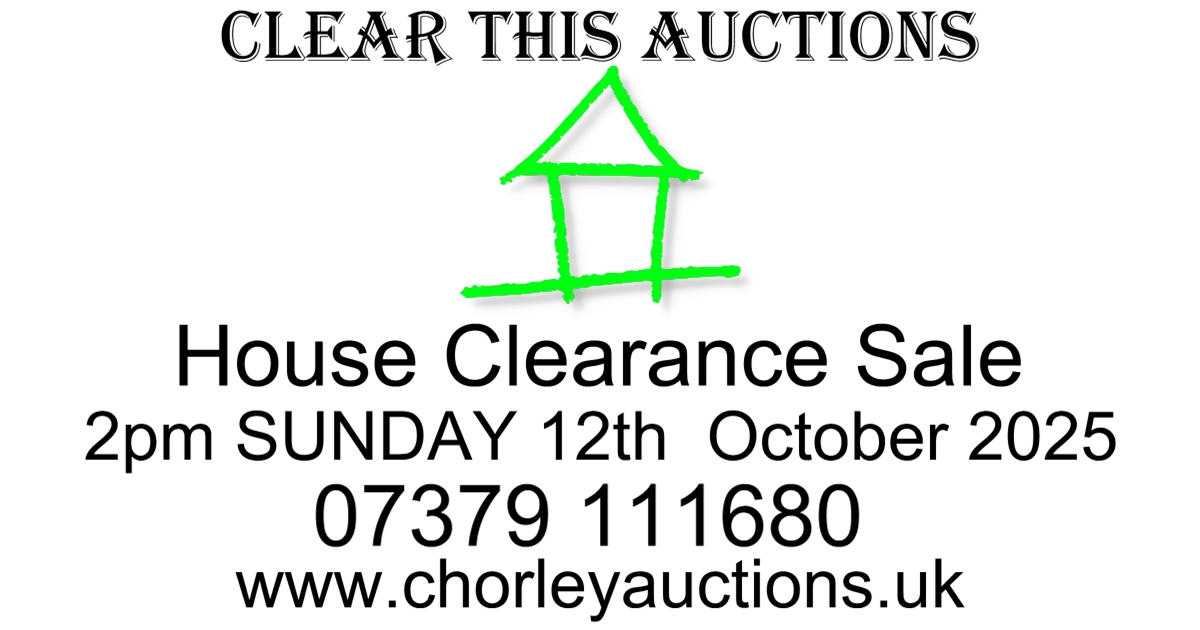 Clear This Auctions | Auction 13 | All &pound;1 Start Price ! Auction 13 From Clear This Auctions. General House Clearance Sale