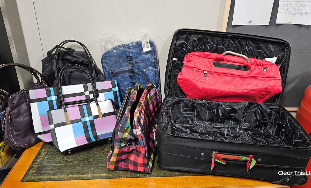 Lot 201: Assorted bags Some Appear New