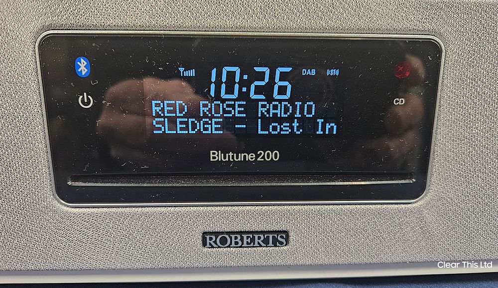 Lot 238: Boxed As New Roberts Blutune 200 DAB Radio. White.