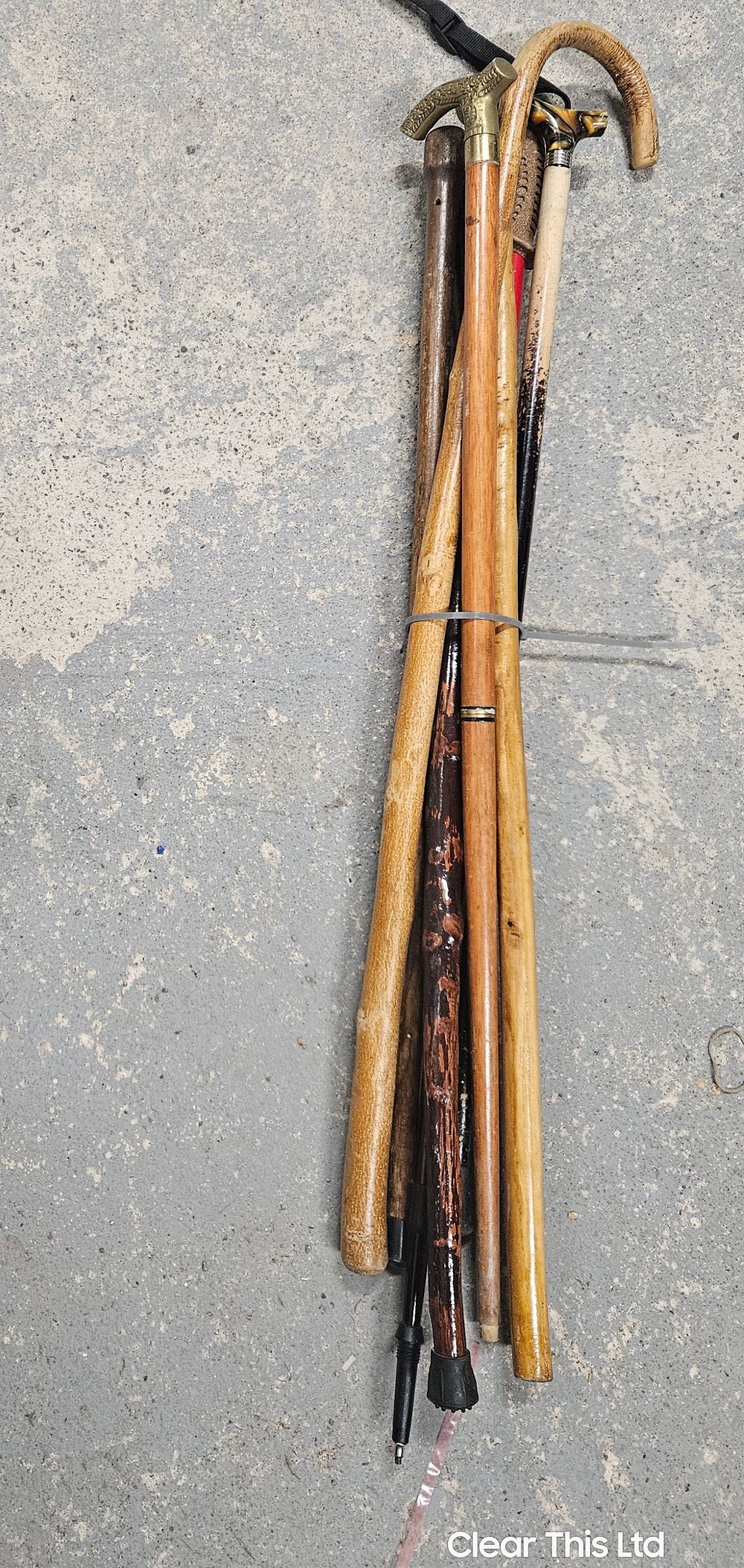 Lot 212: Seven Walking Sticks