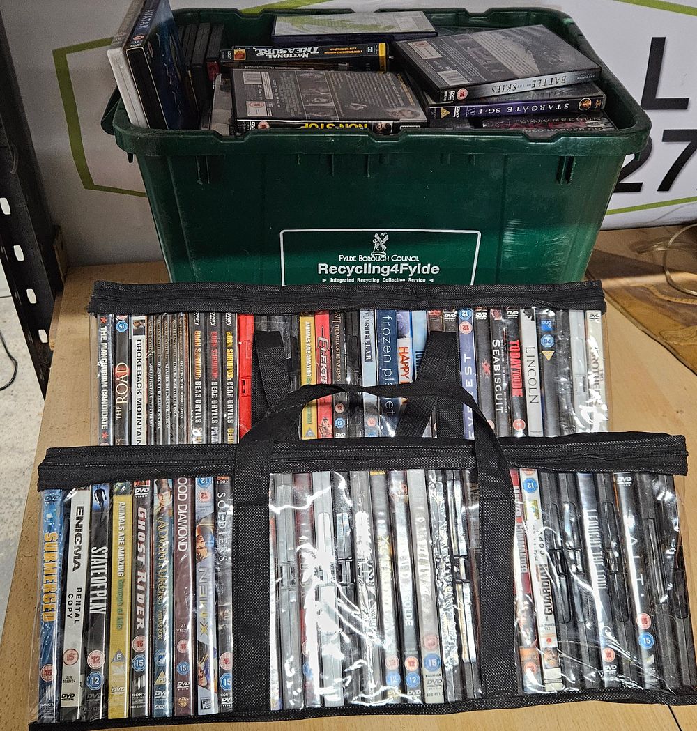 Lot 254: Over 200 DVDs