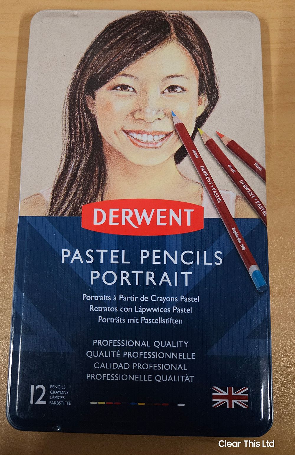 Lot 268: New Derwent Pastel Pencils, Portrait.
