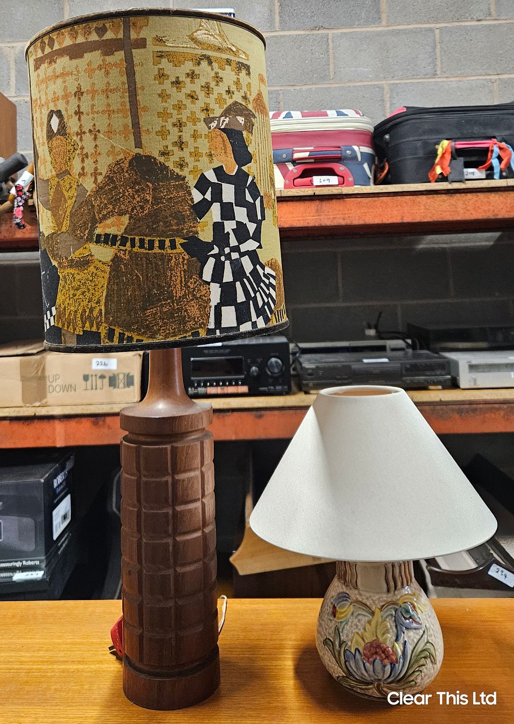 Lot 305: Two Vintage Table Lamps