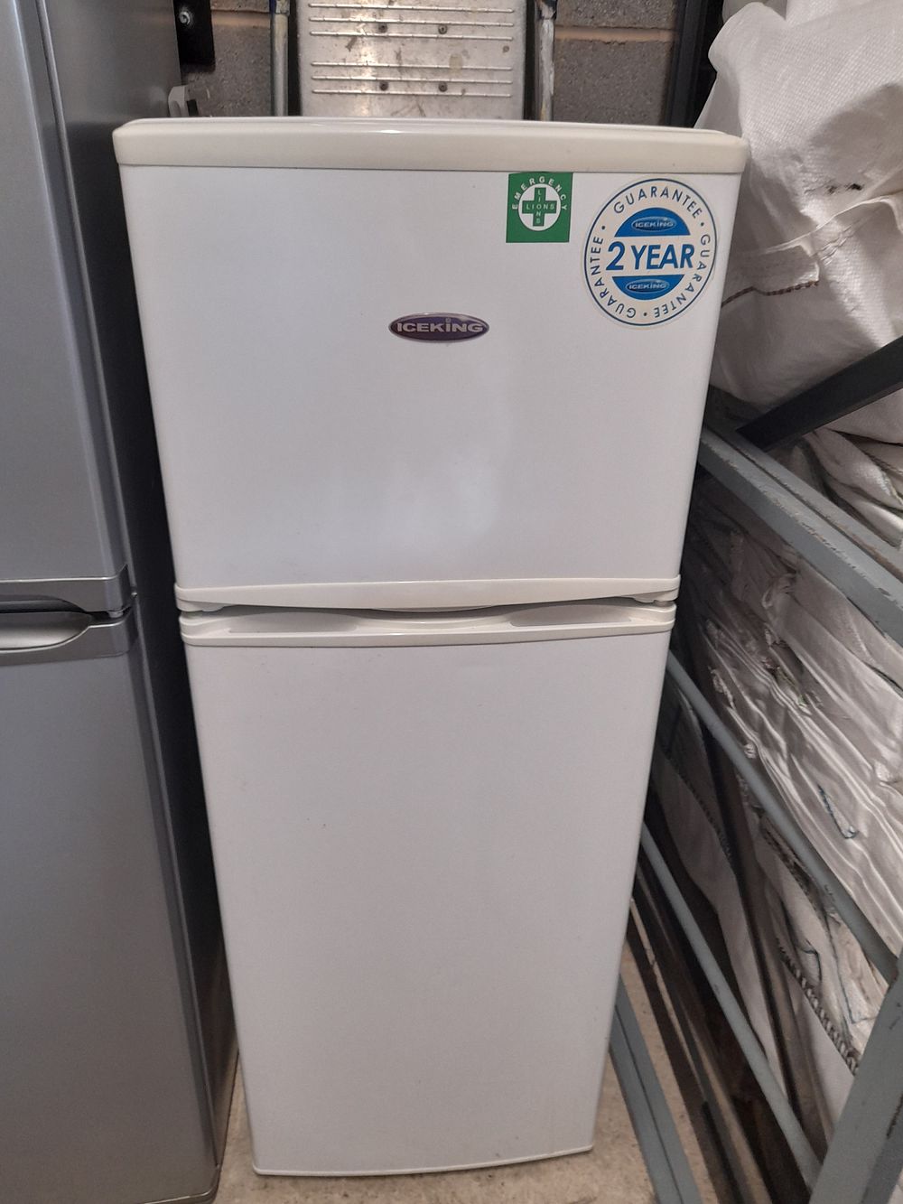 Lot 183: Ice King fridge freezer