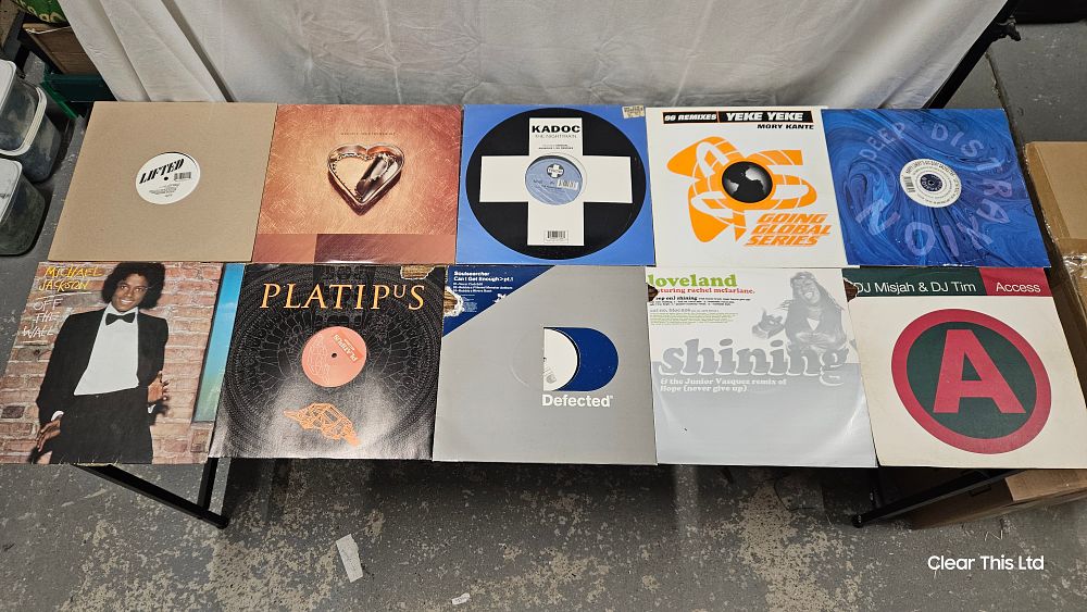 Lot 199: Ten 12" Records
