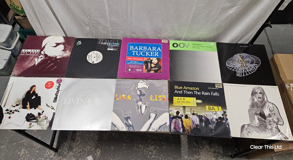 Lot 200: 10 x 12" Records