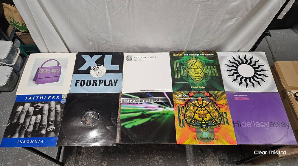 Lot 201: 10 x 12" Records