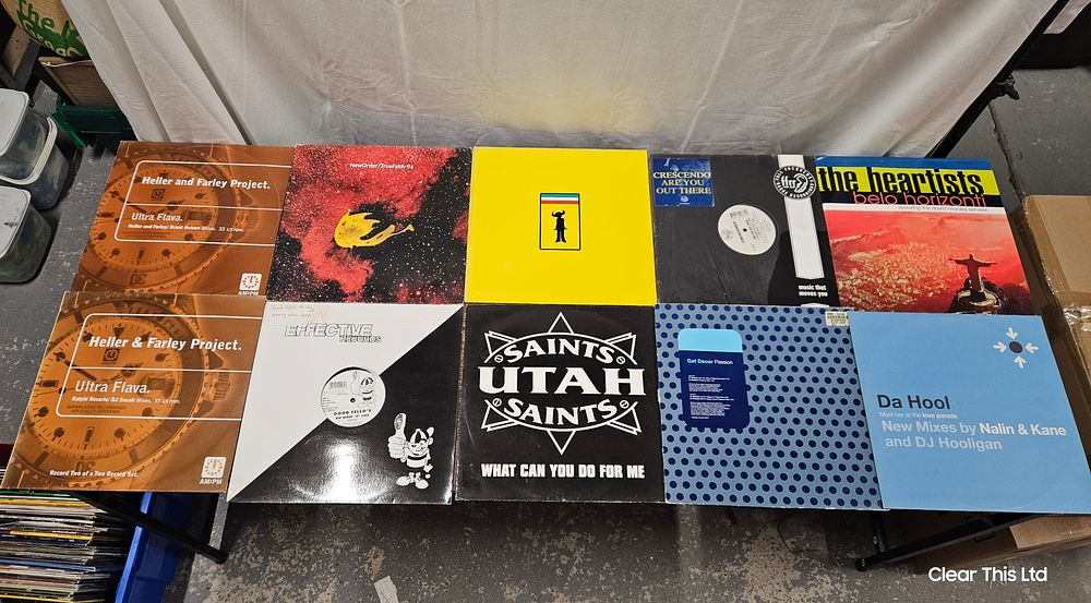 Lot 208: 10 x 12" Records