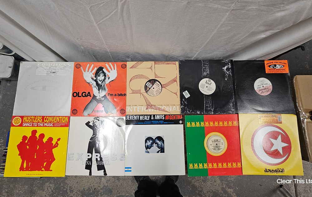 Lot 210: Collectable Vinyl Records x 10