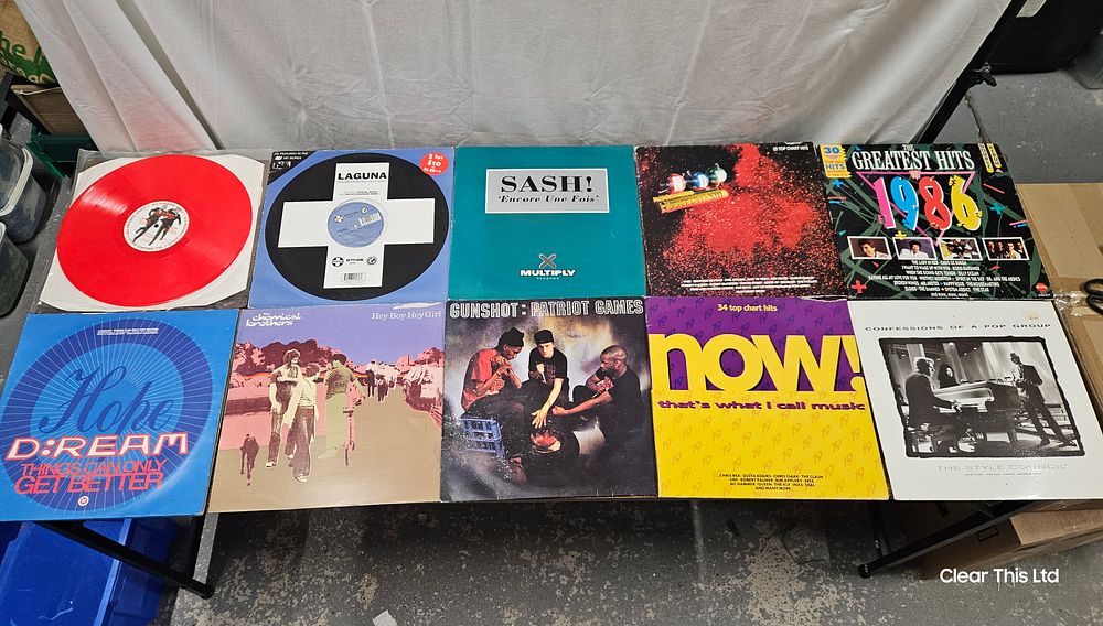 Lot 213: Collectable Vinyl Records x 10