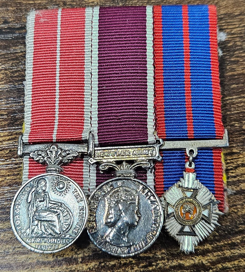 Lot 238: Set of 3 Miniature Medals