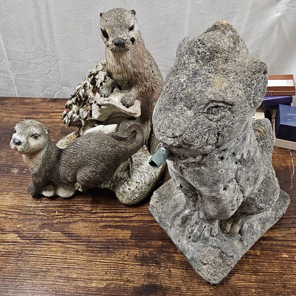 Lot 90: Concrete Garden Ornaments