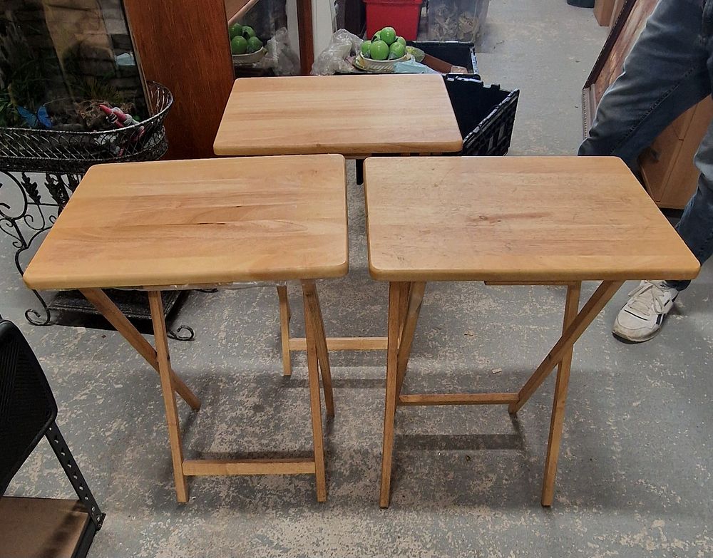 Lot 248: Three Folding Tables