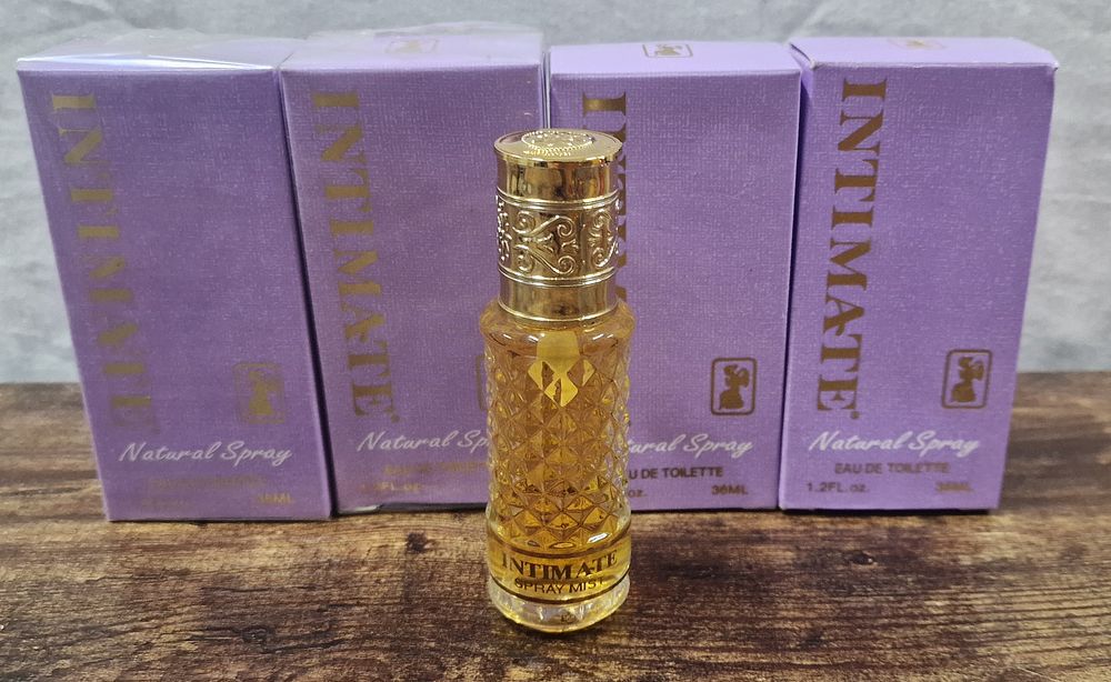 Lot 264: Five Bottles Of Intimate By Revlon Eau De Toilette 36ml