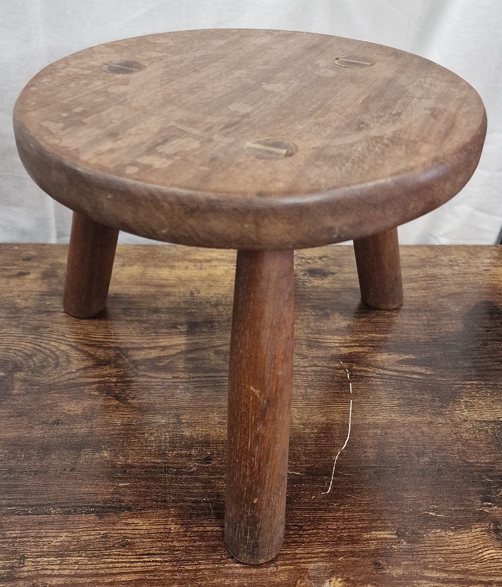 Lot 302: Three Legged Stool 20 cm tall