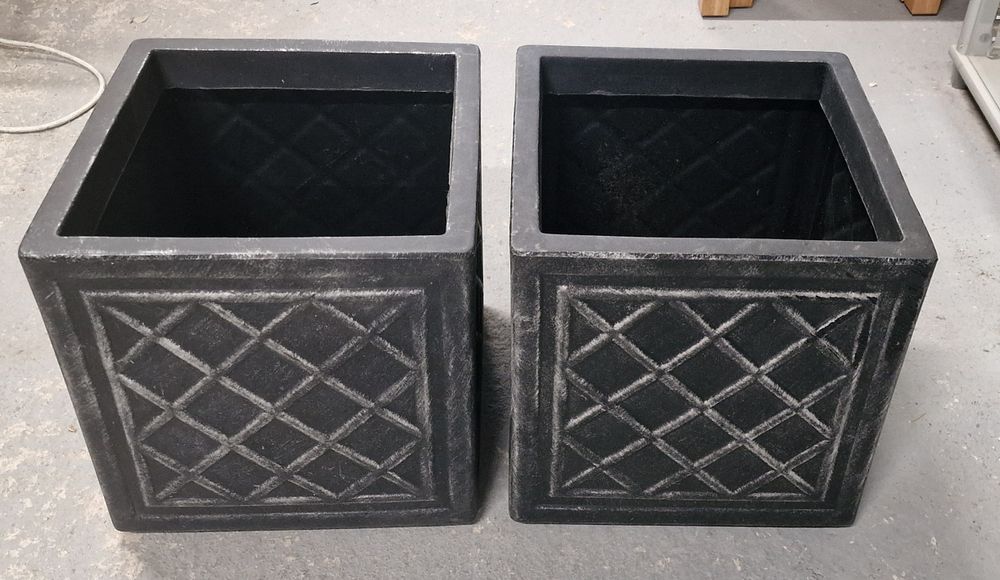 Lot 217: Pair Of Large Garden Planters