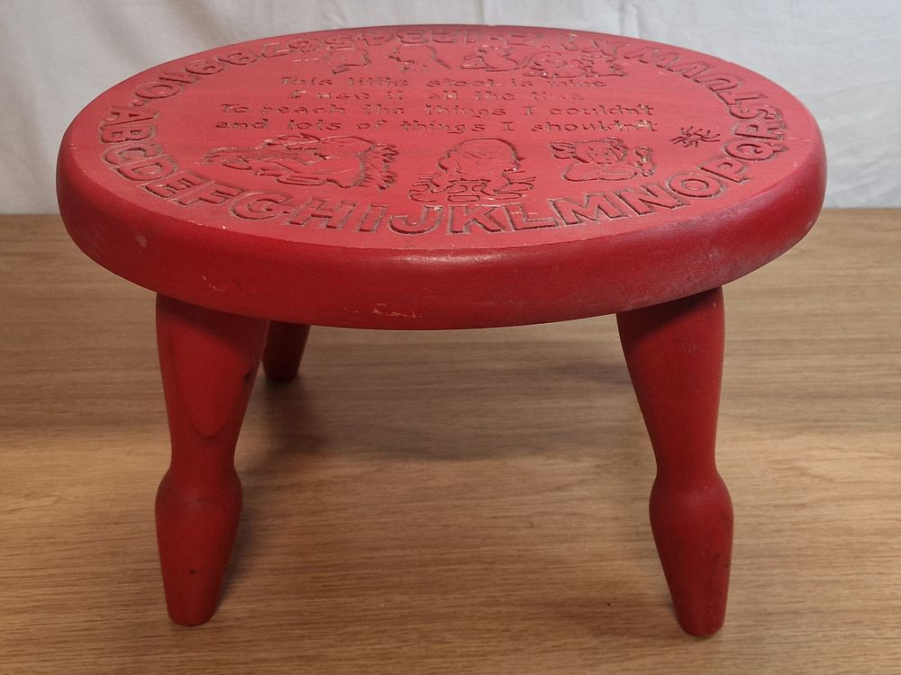 Lot 149: Wooden Child's Stool