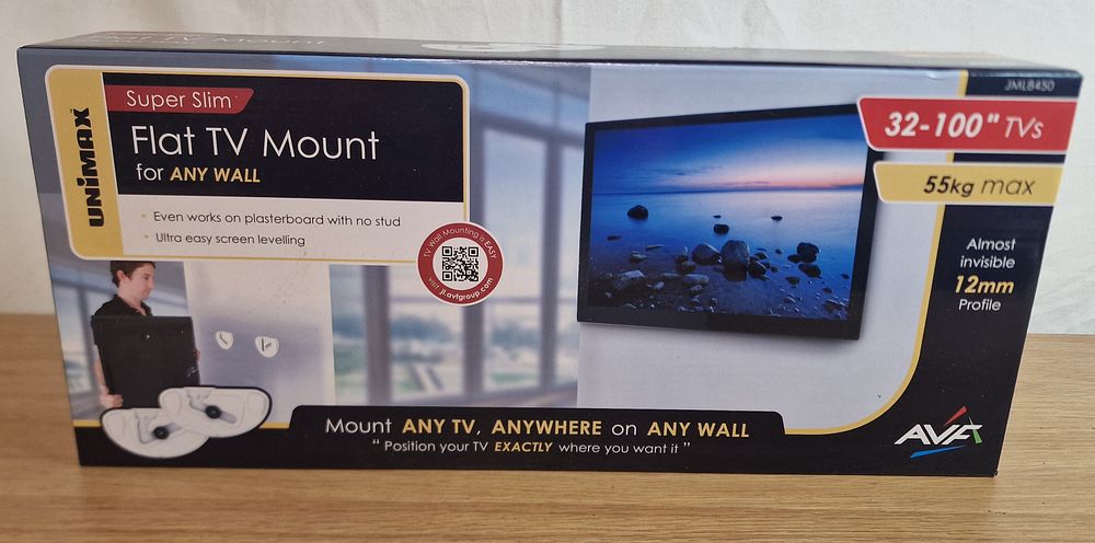 Lot 202: Unimax Super Slim TV Mount