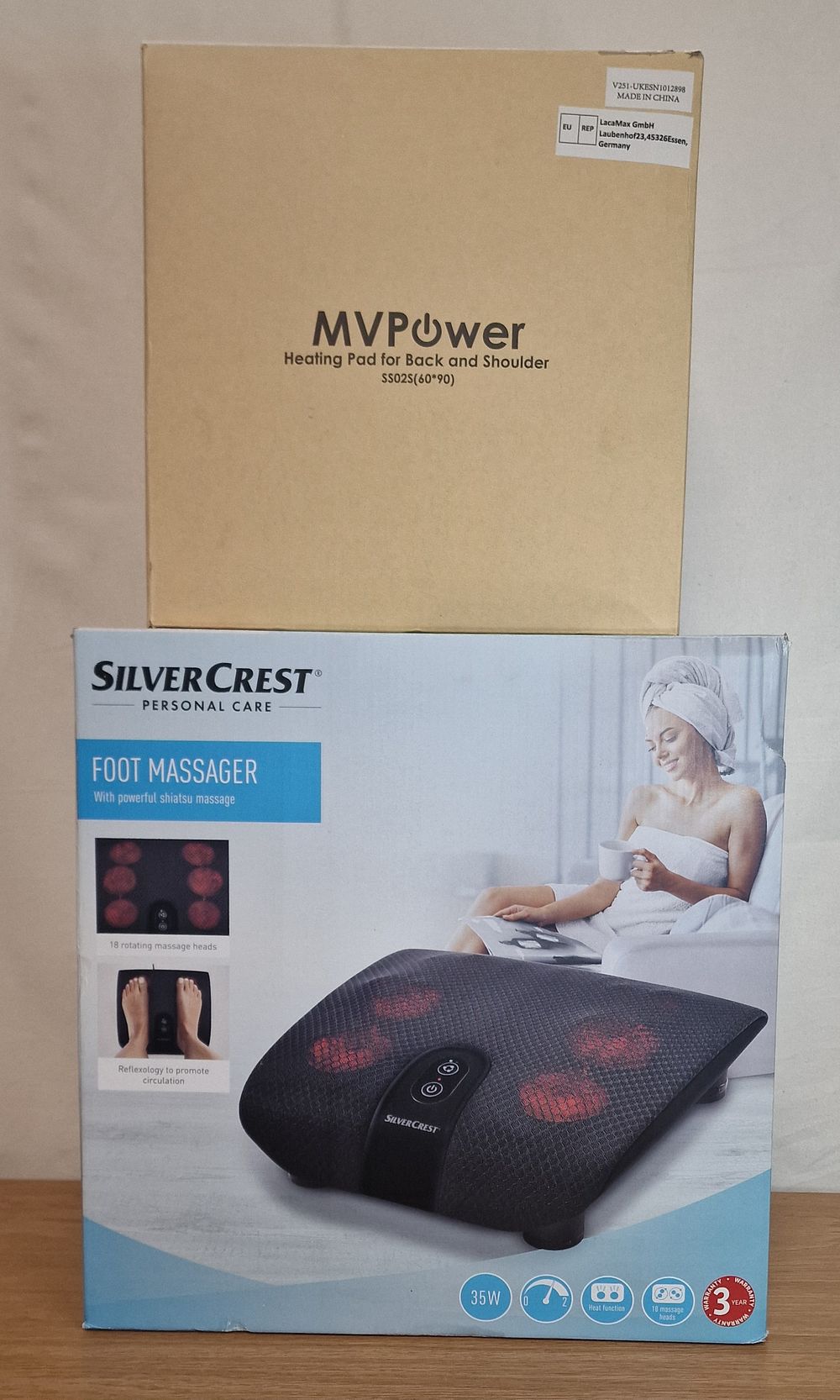 Lot 192: Foot Massager & Heat Pad