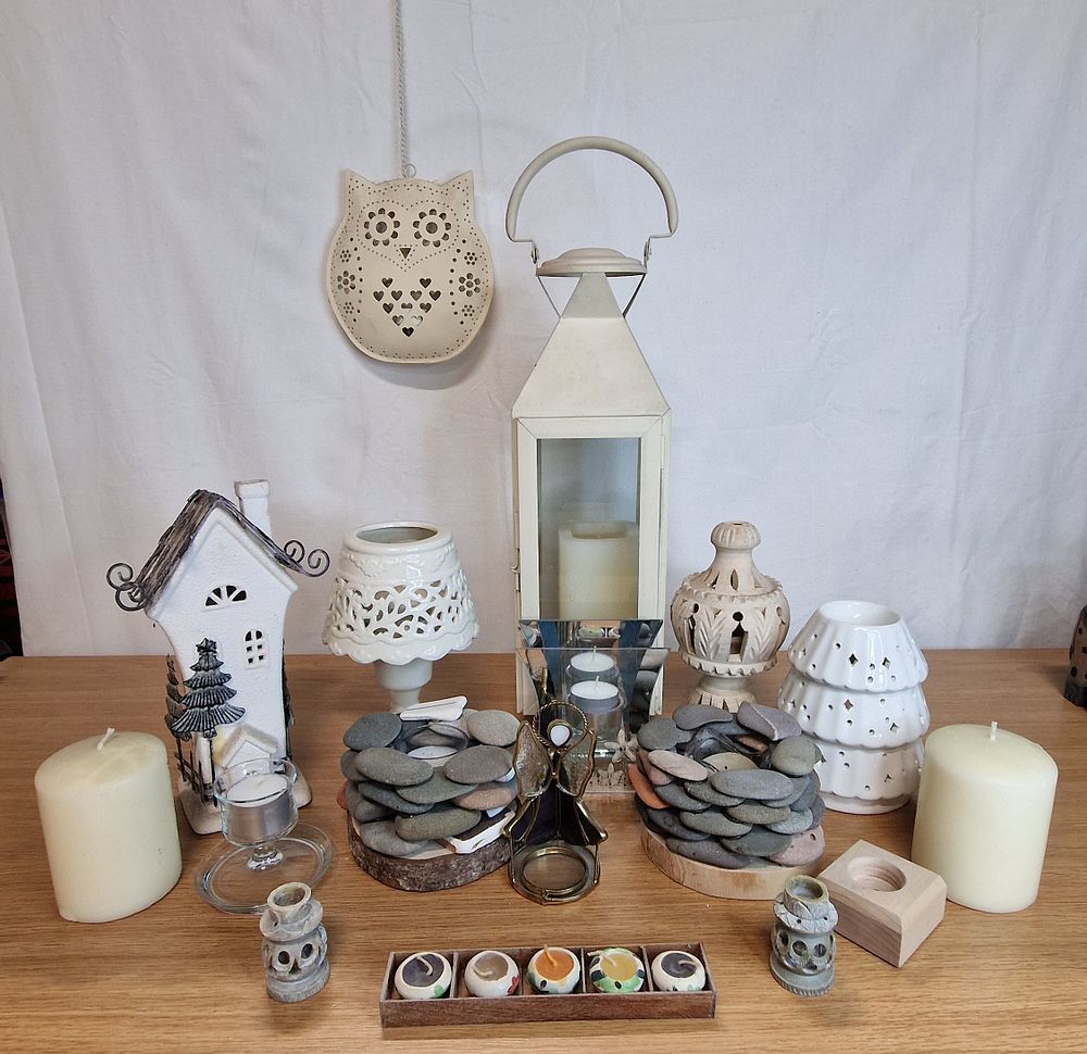 Lot 197: Collection of Tealight burners, Candle Holders and Candles