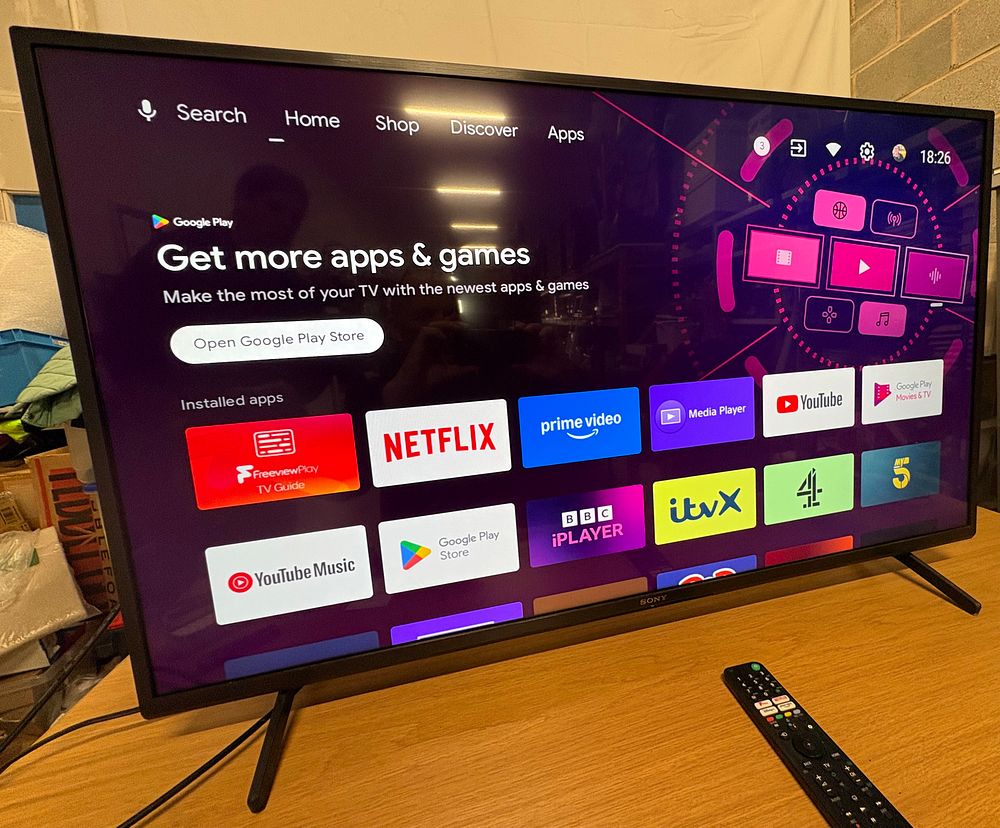 Lot 220: Sony 43”Smart TV