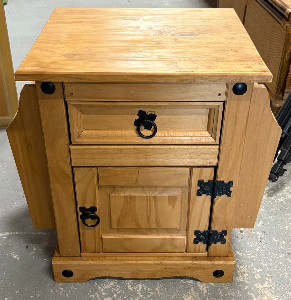 Lot 168: Small Corona Cabinet with Drawer and Cupboard