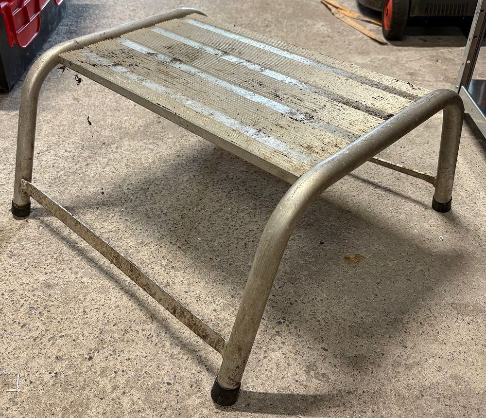Lot 242: Broad Aluminium Caravan Step.