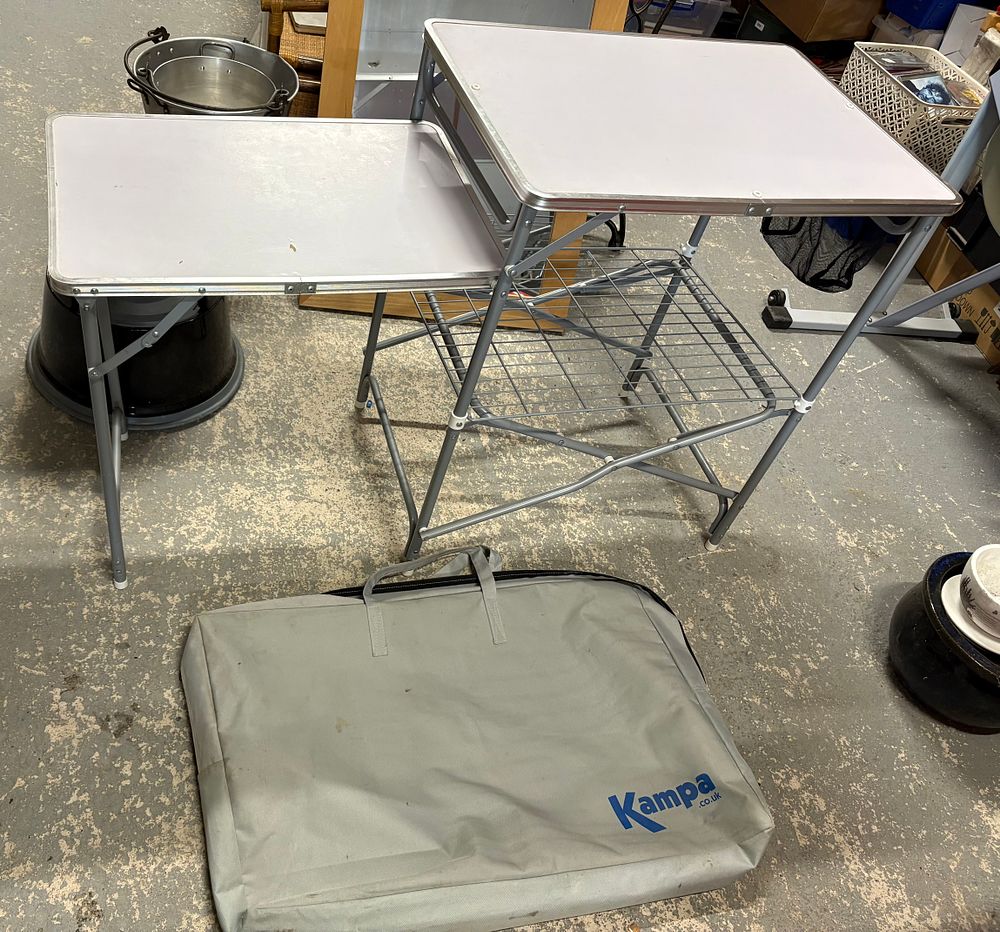 Lot 248: kampa Folding Two Surface Table