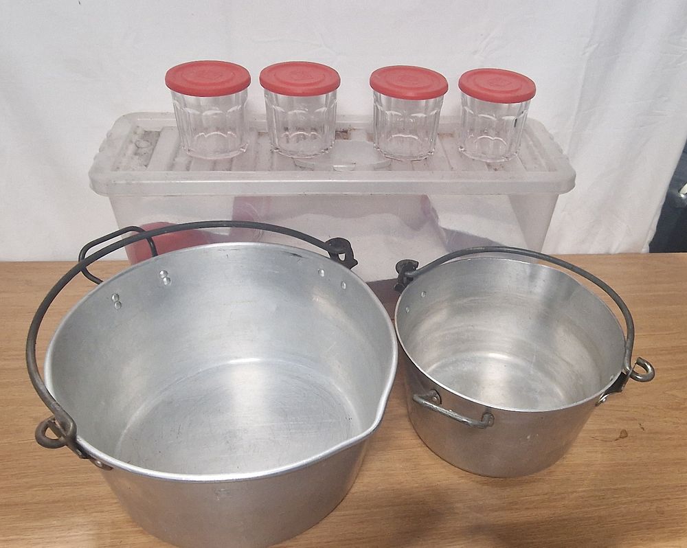 Lot 261: Jam Pans And Jars