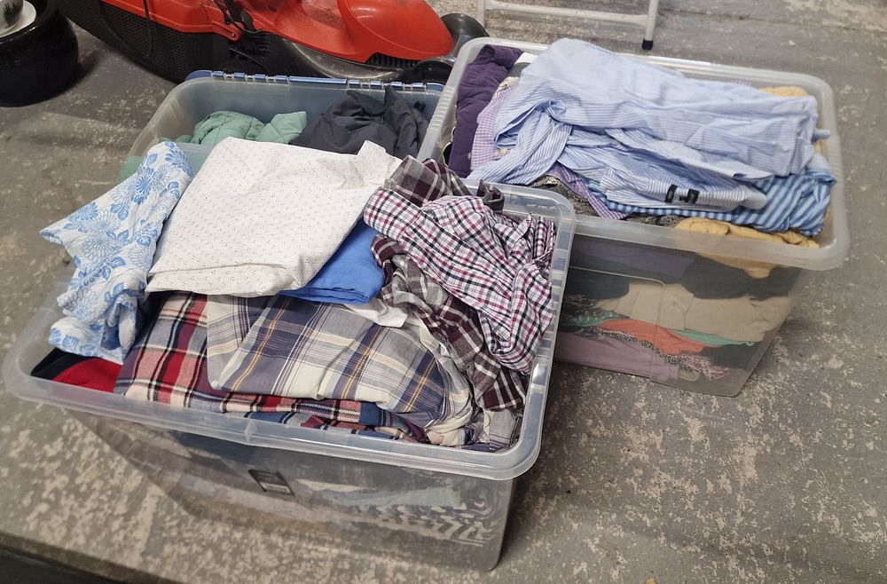 Lot 265: Three Large Boxes Of Clothes