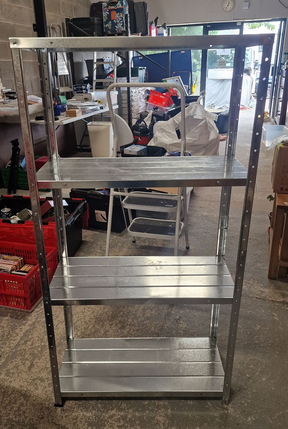 Lot 270: Steel Shelving