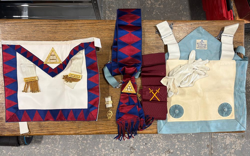 Lot 271: Masonic Regalia and a Masonic Medal