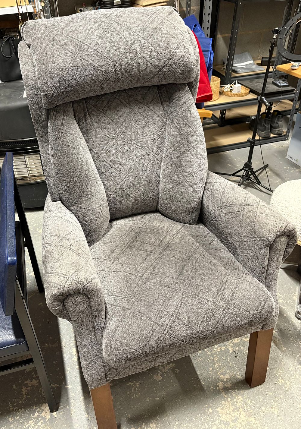 Lot 278: Comfy high seated Armchair