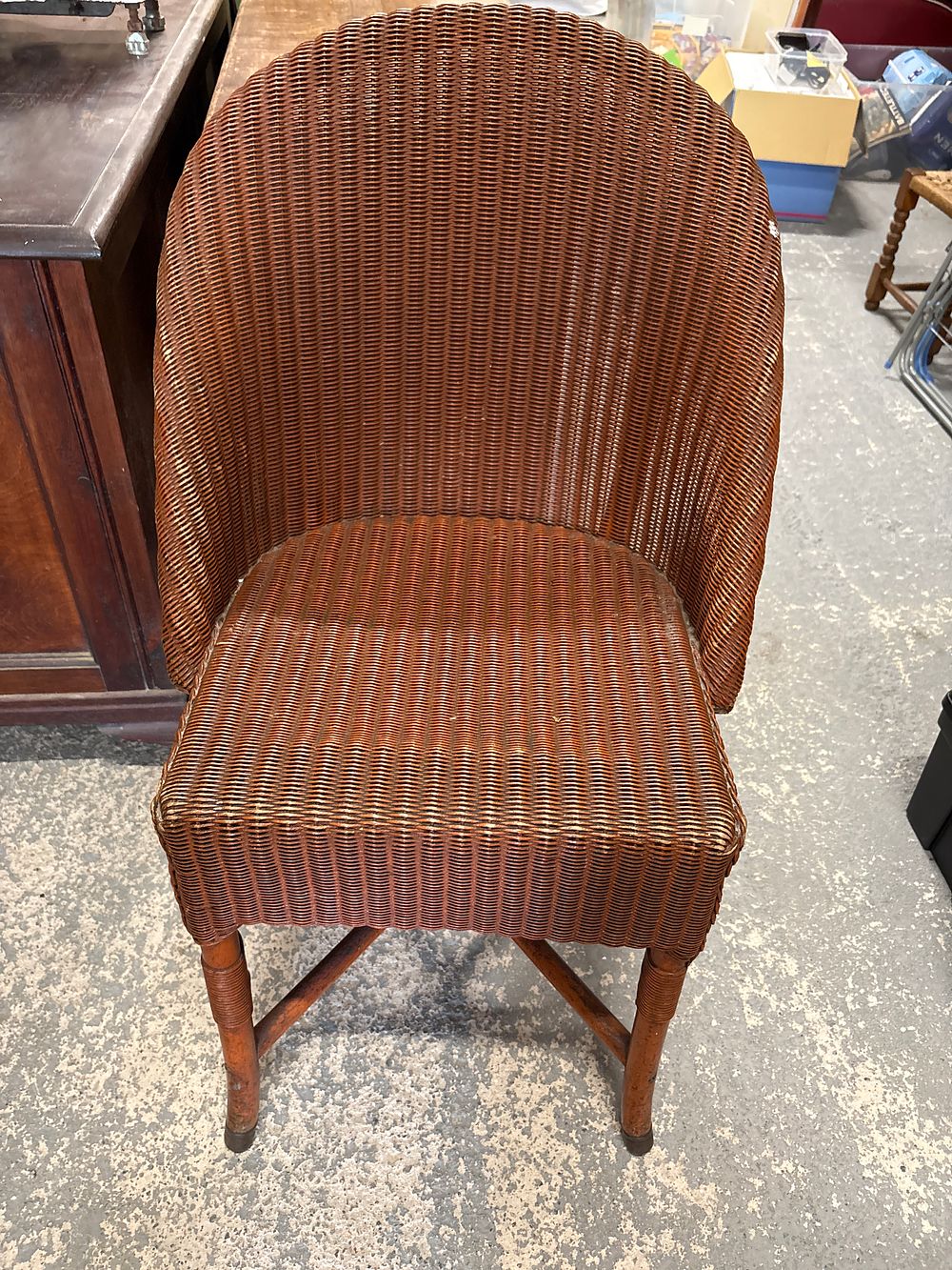 Lot 157: Lloyd Loom Chair