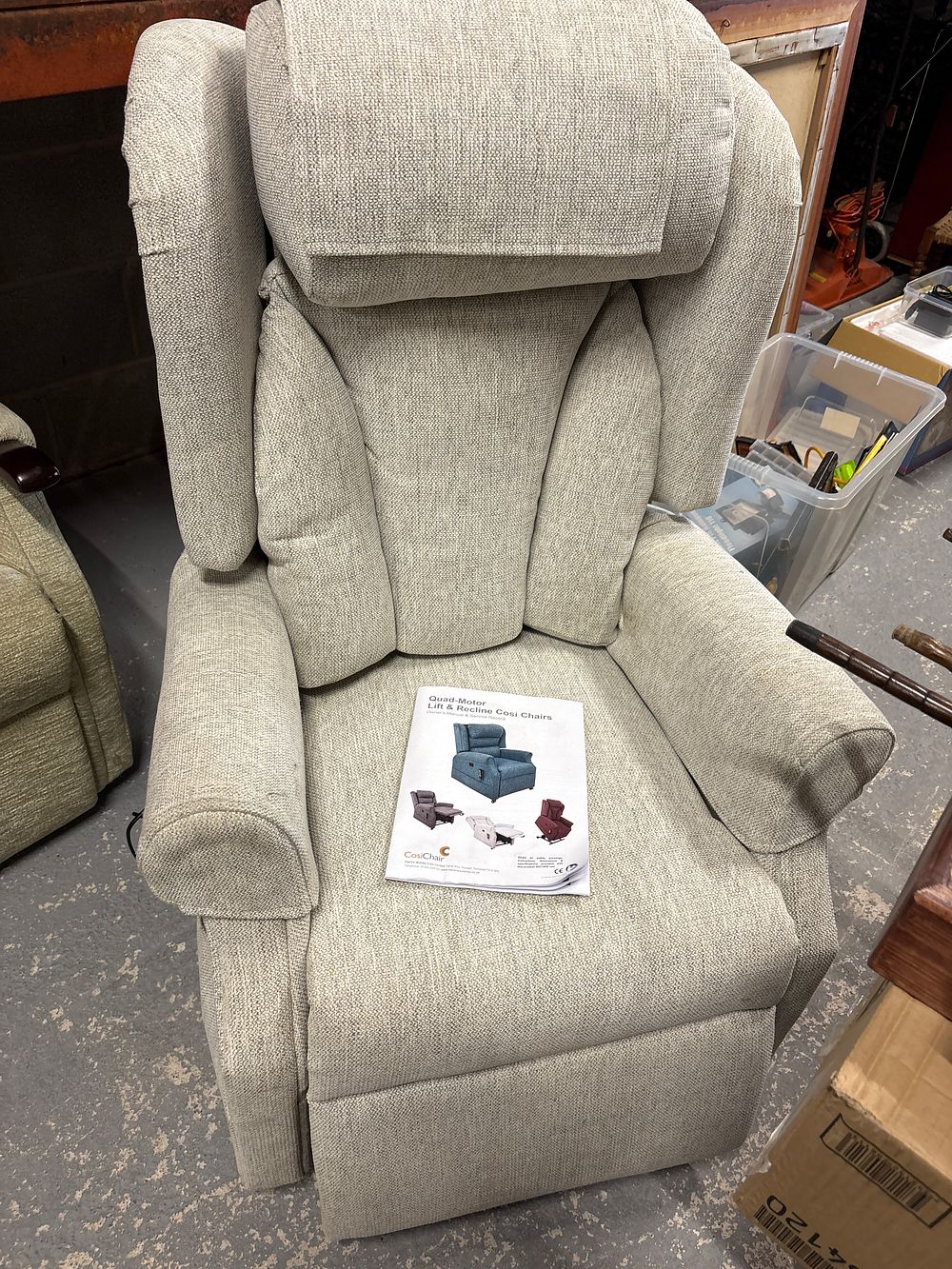 Lot 159: CosiChair Rise and Recline Chair